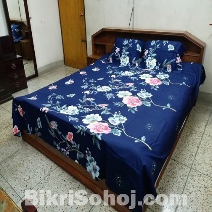 Double Size Cotton Bed Sheet Set Code:  DB-18